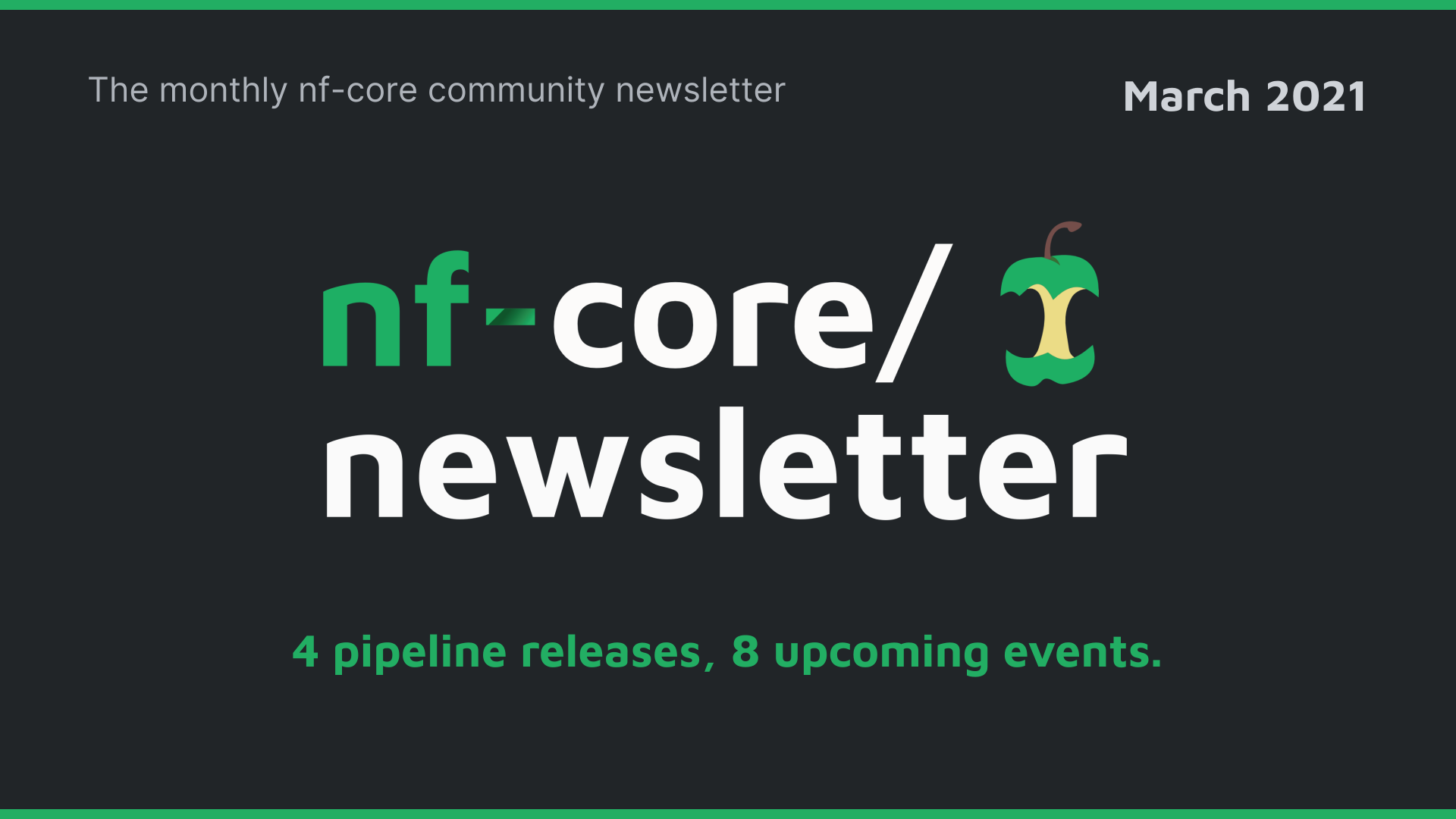 nf-core newsletter — March 2021